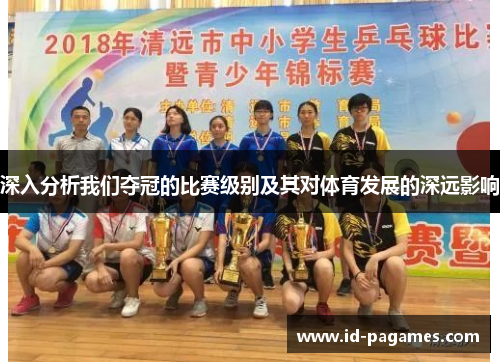 深入分析我们夺冠的比赛级别及其对体育发展的深远影响